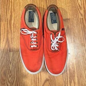 Polo by Ralph Lauren Men's Vibrant Red Sneakers